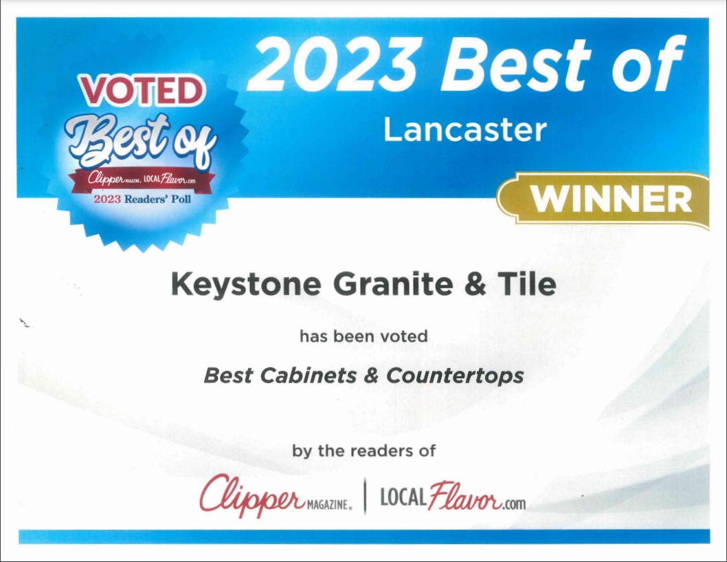 best of lancaster winner certificate
