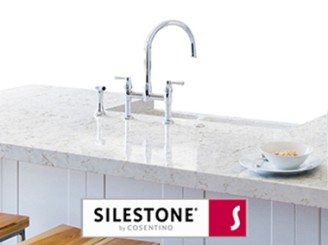 silestone logo on a kitchen image